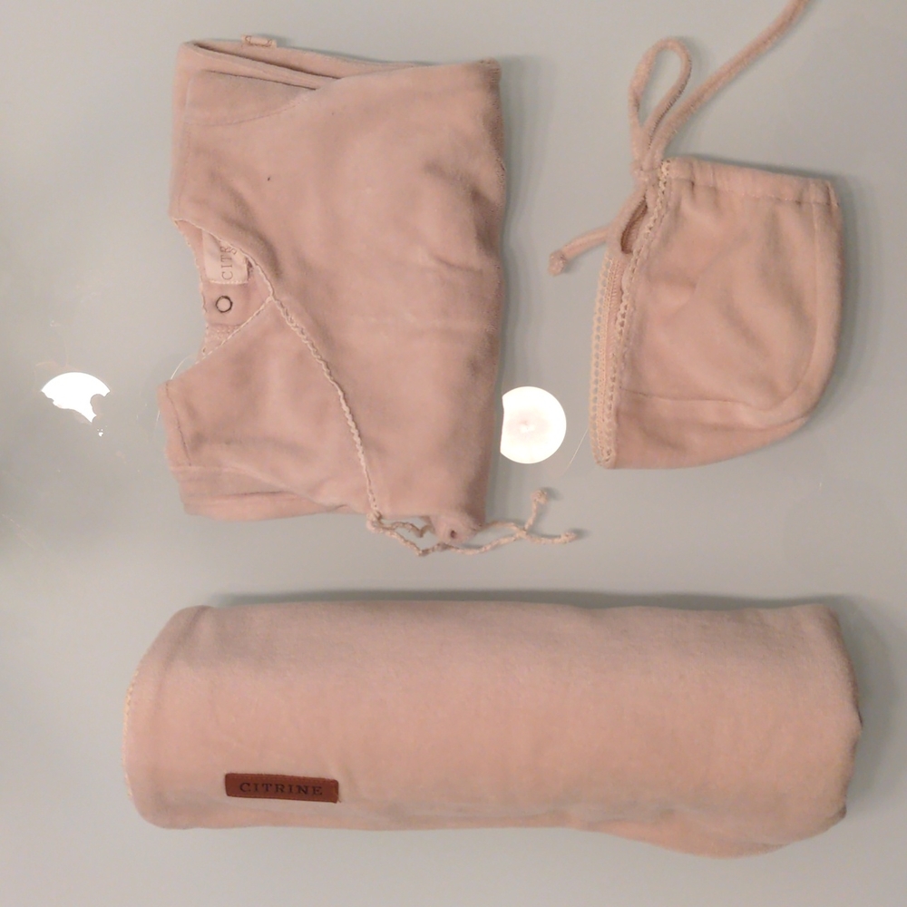 Citrine velour 3 piece